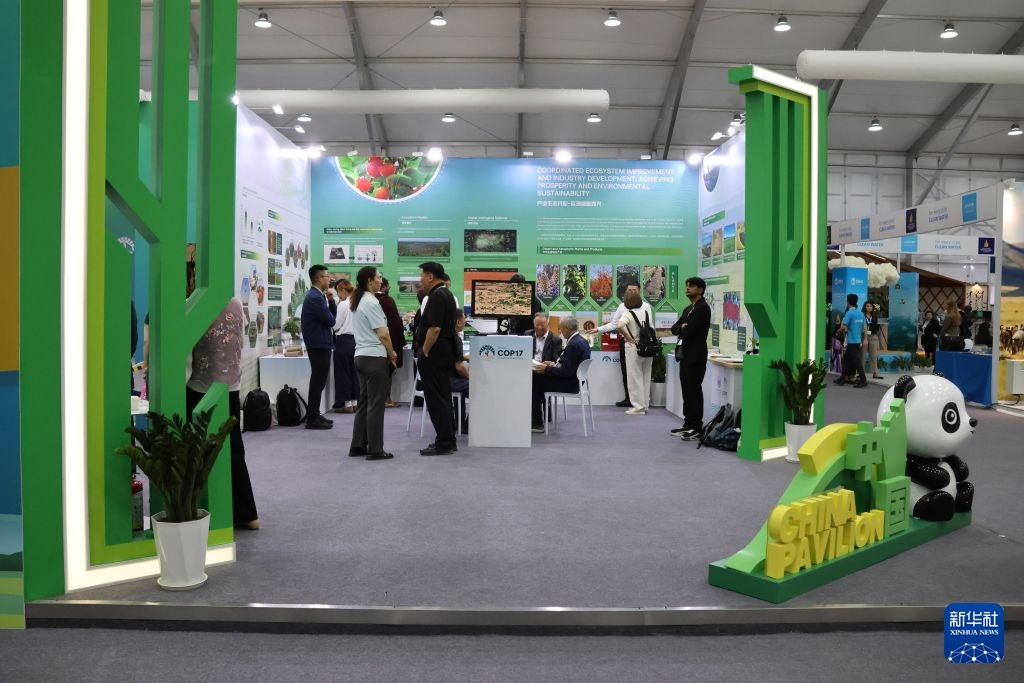 COP17“中国角”展示中国防沙治沙成效