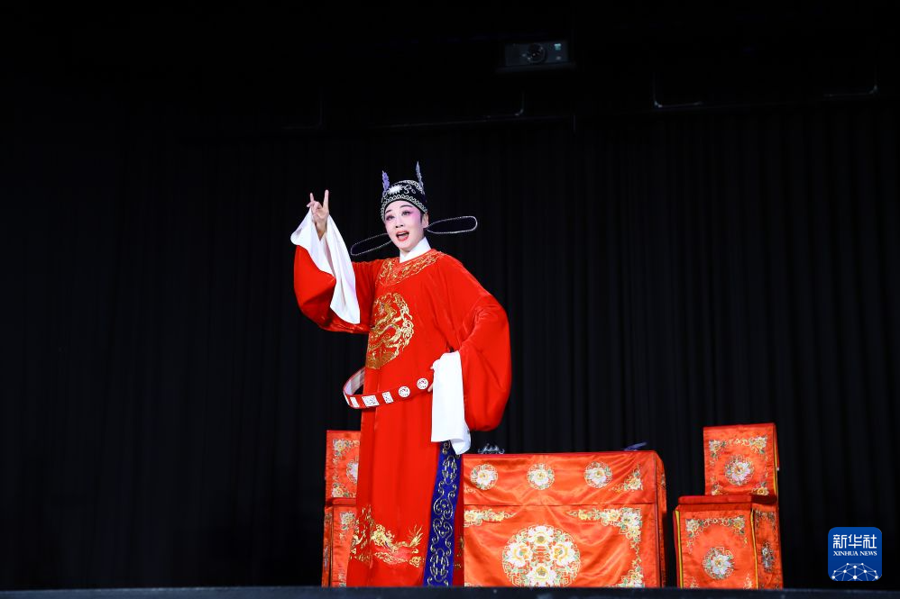 黄梅戏《女驸马》在德上演展现东方戏韵
